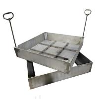 Люк под брусчатку Проспект-СН из нержавеющей стали AISI 304 3мм съемный с крюками 