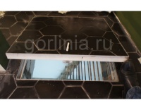 Так выглядит напольный люк АМО 1100п*1100 