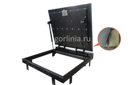 Люк напольный Стелс-КУ 770*700п короб утепленное исполнение